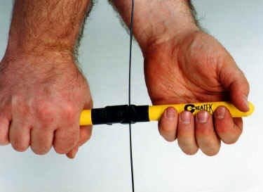 Electrical-Equipment - Cam-Action Hinged Fish Tape Puller, Seat