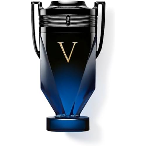 Rabanne Invictus Victory Elixir Parfum for Men - Long Lasting Intense Amber Woody Spicy Men's Perfume with Cardamom, Lavender & Vanilla - Trophy Bottle French Fragrance Spray