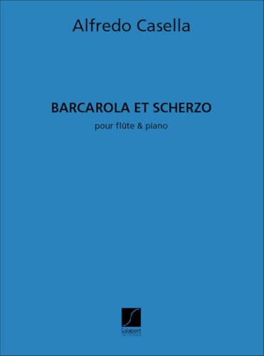 Barcarola et scherzo flute-piano flute traversiere