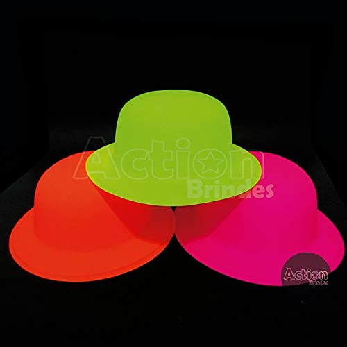 Chapéu Coquinho Neon Para Festas - Kit 12 Unidades