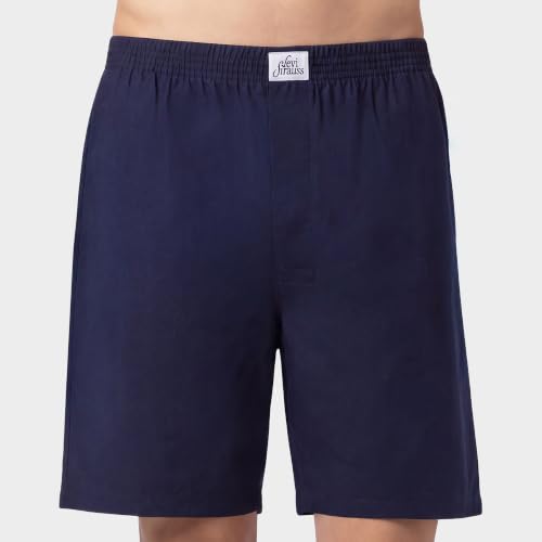 Image of Levi's 074 Boxer Shorts for Men | 100% Poplin Cotton | Breathable | Solid Men's Boxers | Relaxed Fit | Smooth Hand-Feel | Yarn-Dyed, Long Lasting Colour | Functional Fly | Tagless | Pack of 1