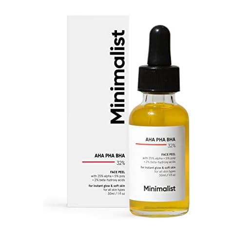 Minimalist 32% AHA PHA BHA Peeling-Lösung für strahlende Haut Cover