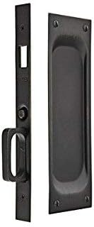 Emtek 2106 7-1/2" Height Solid Brass Dummy Pocket Door Mortise Lock, (Satin Nickel)