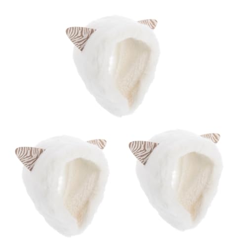 3 diademas de orejas de gato para invierno y disfraces con orejeras de felpa suave