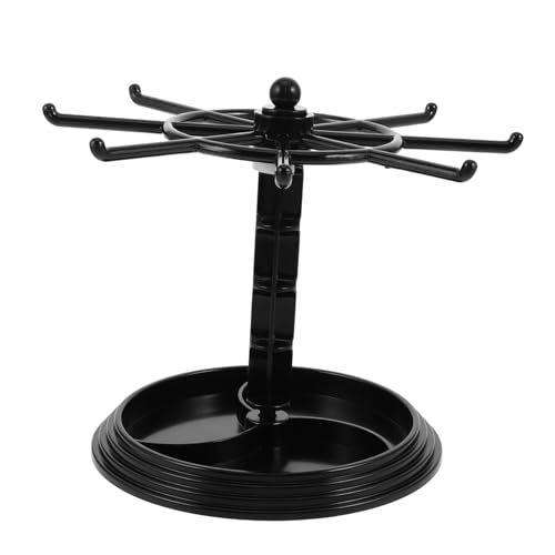 BESPORTBLE Jewelry Rack Rotating Display Stand Elegant Necklace Holder for Easy Access Versatile Jewelry Organizer for Bracelets Earrings Keychains and Accessories