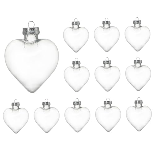 Boules en plastique transparent en cœur de qualité supérieure - 4