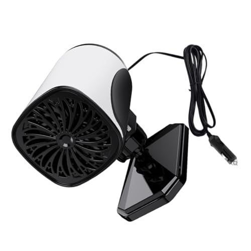 Cabilock 1Pieza Ventilador De Calefacción De Automóviles Descongelador Eléctrico Portátil Para Calefactor y Silencioso Para Visibilidad Clara Al Conducir