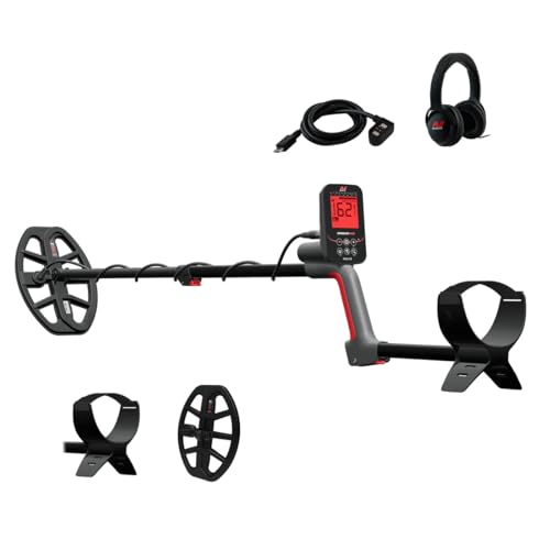 Image of MINELAB Vanquish 460 Fully-Automatic Lightweight Waterproof Metal Detector with Multi-IQ Technology, Includes V10X 10 inch Double-D Coil and Wired Headphones