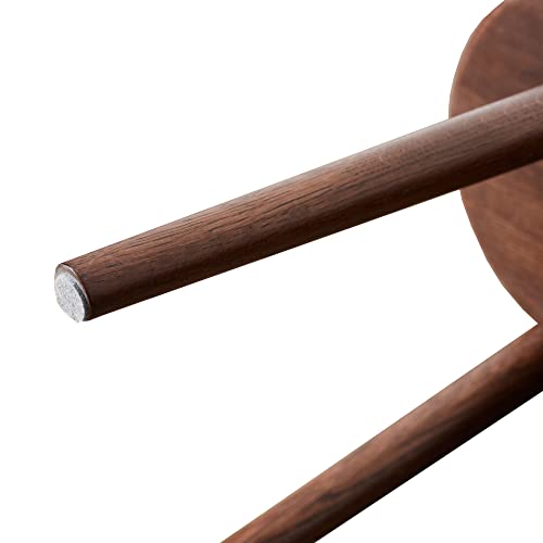 Homsof Natural Oak Wood Bed Bench For Dining Room, Walnut 39.4" #TOP5