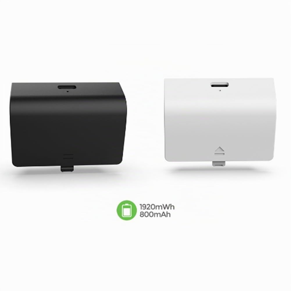 Batterie de Remplacement pour Manette de, Contrôleur de, Batterie Rechargeable pour Série S, Batterie 800 MAh avec Câble USB A