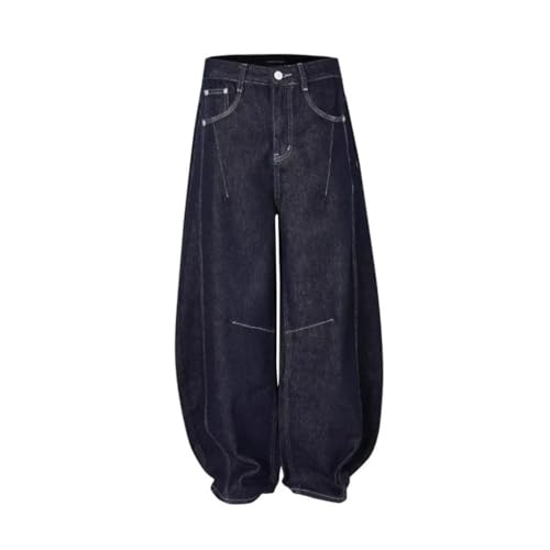 Men's Denim Pants Casual Long Wide Leg Loose Comfortable Jeans​3