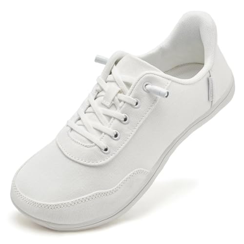 HOBIBEAR Women Barefoot Shoes Hands Free Mens Minimalist Sneakers Wide Toe Box Slip On Canvas Zero...