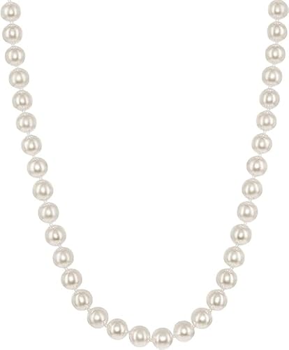 Blue Ocean Pearls 14K Gold White Japanese Akoya Cultured Pearls