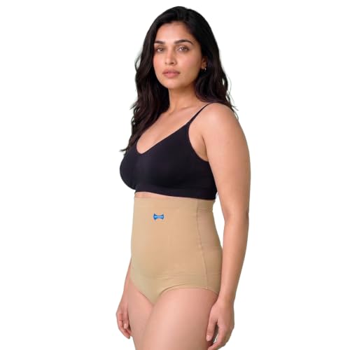 Image of dermawear Women Cotton Blended Mini Corset 9 Inch High Waist Abdomen Shapwear Panty