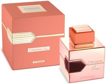 Al Haramain L'aventure Rose for Women Eau de Parfum Spray, 3.4 Ounce