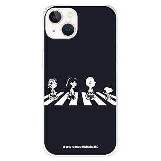 Coque pour iPhone 14 Officiel Snoopy, personnages Beatles pour protéger votre téléphone portable Coque en silicone souple avec licence officielle Snoopy - Les Beatles, Paul McCartney, John Lennon, RIngo Starr, George Harrison