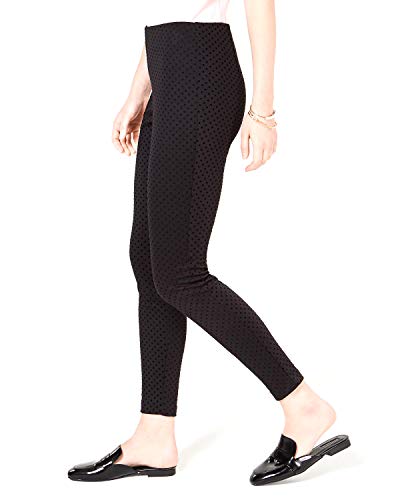 Maison Jules | Flocked Dotted Skinny Pants | Flocked Dot | XXS3