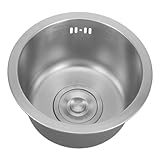 Cas d'utilisation polyvalents : idéal pour les bars, les restaurants et autres environnements commerciaux, cet évier est conçu pour répondre aux exigences de divers environnements, ce qui en fait un ajout polyvalent, évier utilitaire à cuve unique, supports d'évier