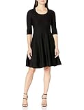 NIC+ZOE Women's Three Quarter Sleeve Twirl Dress