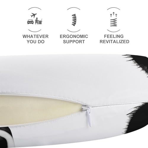 Almohada espuma viscoelástica 30 cm x 25 cm U-shaped miniatura 5