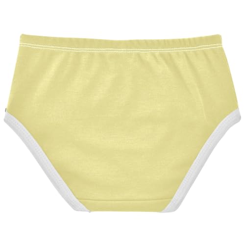 Joisal Light Khaki Yellow Girls Underwear Toddler 2t Cotton Panties Little Girl Aesthetic Kids Briefs Undies2