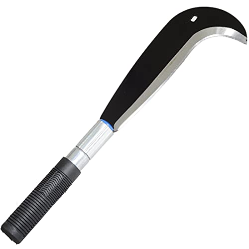 Sickle Steel Grass Sickle Machete Knife Clearing Sickle Manganese Steel Blade Sickle fit Gardening, Harvest, Farming,Weeding Sickle Machete - Thumbnail 7
