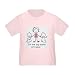 CafePress Big Sister of Twins T-Shirt Cute Toddler T-Shirt, 100% Cotton Pink