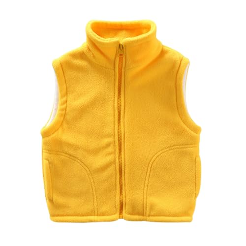 Gilet d'hiver sans manches pour enfants col montant chaud garçons filles