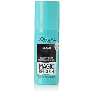 L’Oreal Paris Magic Retouch Root Touch Up Hair Colour, Black, Pack of 3
