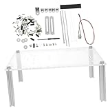 Beaupretty オープンフレームケース マザーボードブラケット 中型対応 透明製 立用テストスタンド ゲーム クリエイター向け