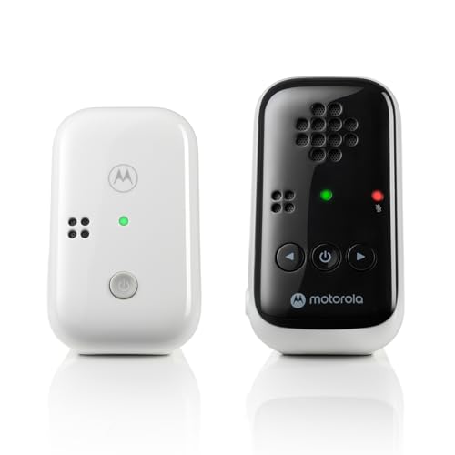 Motorola Nursery - Baby monitor DECT wireless PIP10, microfono ad alta sensibilità, avviso suono e fuori portata,...