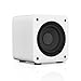 Audioengine A2 HD (HD3) Walnut 60 Watt Pc Speakers for Desktop and S6 White Subwoofer for Music Gaming Movies Studios Dorms Bedrooms Offices
