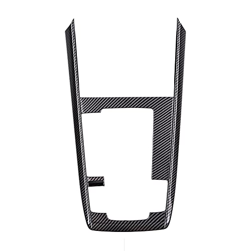 Kadore Interior Gear Shifter Panel Frame Cover Trim For 2020-2022 2023 Mazda Cx30 Cx-30 Carbon Fiber Pattern (Left Hand Drive) 1Pc #TOP5