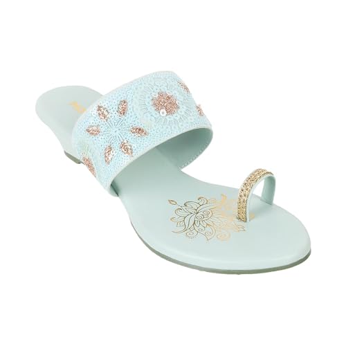 Image of Mochi Women Ethnic Wedge Heel Sandal