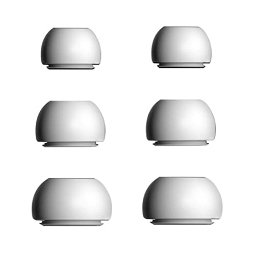 Verilux® 3 Pairs Replacement Ear Buds Tips, Silicone Earbud Tips for Airpods Pro, Ear Fit with Dust Mesh, Silicone Earbud Tips for Airpods pro