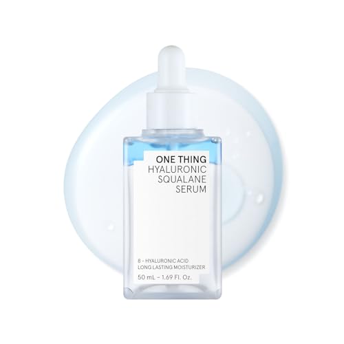 ONE THING Hyaluronic Squalane Serum (1.69 fl.oz / 50ml), Korean Skincare, Hyaluronic Acid, Moisturizing, Oil-moisture Balance, Moisture Inner Dry