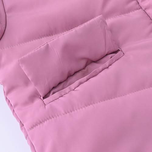 Girls Thickened Down Jacket Kids Warm Long Length Hooded Winter Coat Windproof Padded Puffer Jackets Outwear Clothes4