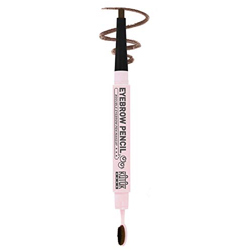 3D Eyebrow Pencil Durable Eyebrow Pencil with Soft Brush Girl Eyebrow Shaping Pencil Dark brown