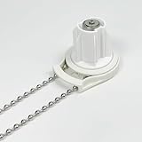 KOCOZA Roller Shade Bead Clutch with 304 Stainless Steel 4.5mm Bead Chain and 5 Connectors Pull Ball Chain for Blinds & Shades (#10, 10ft/3m)