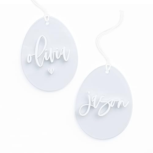 Thecottoncanvascopersonalizednameeastereggacrylicgifttaggiftwrapnametaghappyeastereastertag3deasterbasketmarkerbunnyeggbasketclear Urban Country Home Decor The cotton canvas co personalized name easter egg acrylic gift tag gift wrap name tag happy easter easter tag 3d easter basket marker bunny egg basket clear urban country home decor