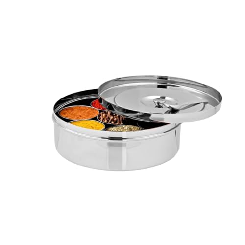 Image of Vinod Stainless Steel Masala Dabba No.13, Diameter 8.8 inch
