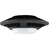 RAB Lighting GLED78 Garage Ceiling 78W Cool LED with Prismatic Lens, Bronze