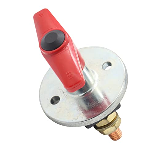 PRETYZOOM 12v/24v Heavy Duty Battery Disconnect Switch Power Cut off Master for Vehicles
