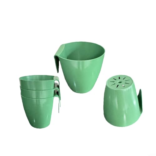 Kit di propagazione delle radici di fragole con tazze da appendere per piantare radici di fragole da giardino, strumenti da giardinaggio per interni ed esterni, per clonare e coltivare piante (grande)