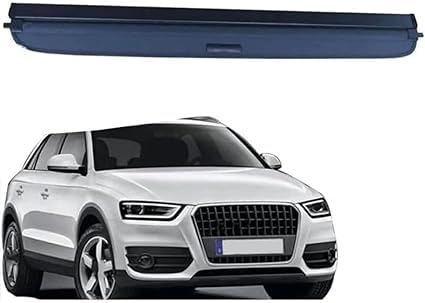 Auto versenkbare hinteren Kofferraum Paket Regal Cargo Covers per Audi Q3 8U 2012 2016, Gepäck Vorhang Privatsphäre schützendes Zubehör