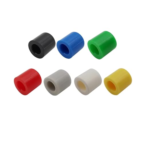 Tapas de botón de interruptor A56 de 6x6 mm cilíndricas verdes para pulsador táctil micro 3