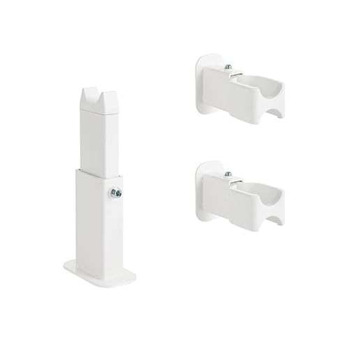 Coppia di mensole per fissaggio a bandiera a muro