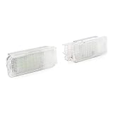 FSFYUK Lampe de courtoisie de porte latérale à LED blanche CarClear Lens Pour 1007 206 207 306 307 308