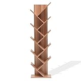 STILE SCANDINAVO E DESIGN MODERNO: Lo scaffale per libri Rebecca è un must per chi ama i complementi d'arredo moderni e di design. La struttura a spiga di grano del mobile è perfetta da abbinare ad un salotto moderno. Le linee pulite della libreria e il colore tenue e naturale la rendono un ottimo esempio di stile scandinavo