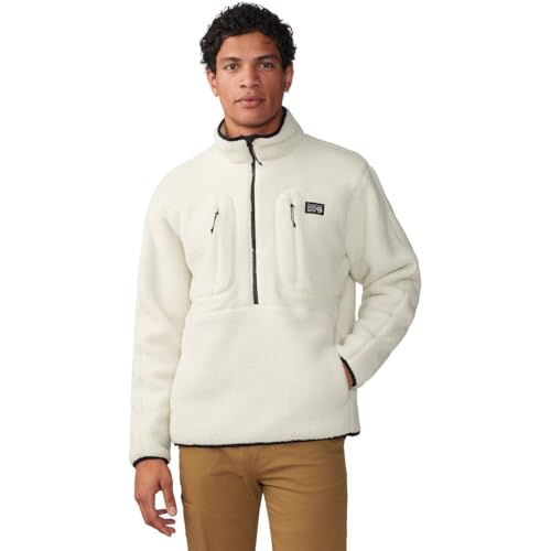 Mountain Hardwear Men's HiCamp Fleece Pullover for Hiking, Travel, Backpacking, and Everyday Wear